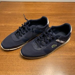 Size 9 Men’s Navy Blue Lacoste Shoes